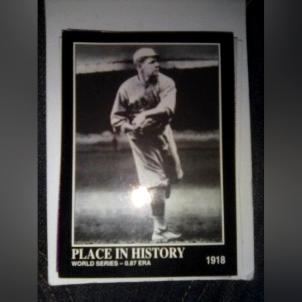 Vintage Babe Ruth baseball card